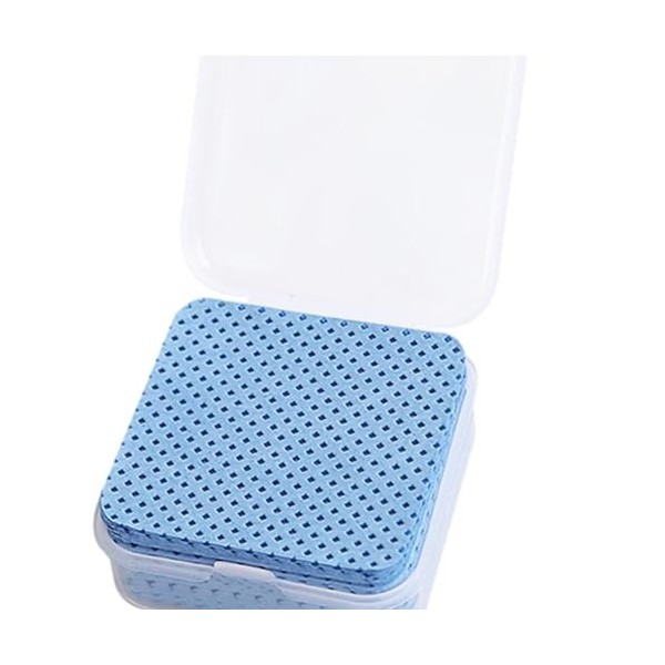 Oshhni Lingettes Dissolvant de Colle pour Peinture Diamant, 250 Pièces, Lingettes Nettoyantes Jetables, Bleu