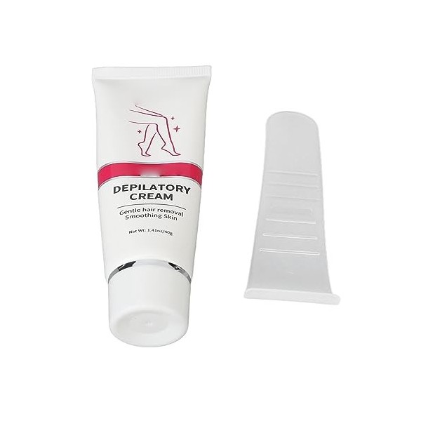 Crème Dépilatoire pour la Peau avec Outil, Crème Dépilatoire pour Bikini pour Peaux Sensibles, Efficace et Longue Durée, Liss