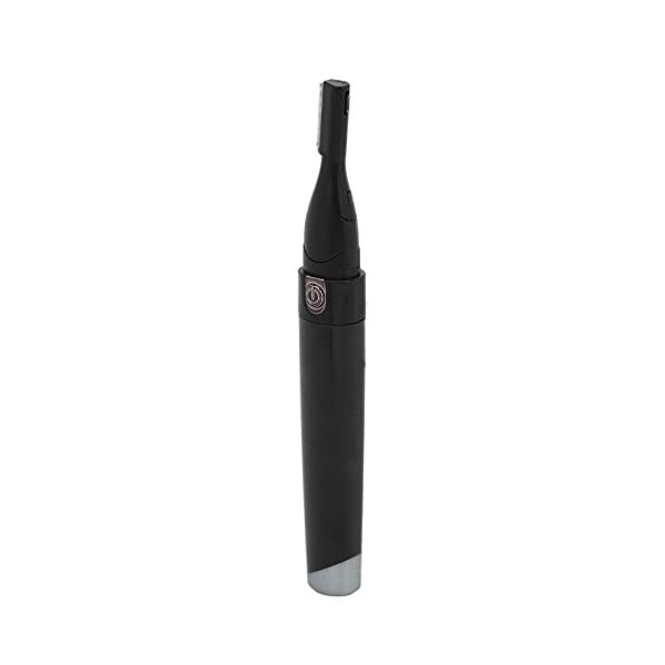 Épilateur de Sourcils électrique, Tondeuse à Poils du Visage en Forme de Rouge à Lèvres Rechargeable pour la Maison Noir 