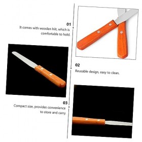 BESTonZON 1 PC Ajuster La Spatule De Cire Applicateurs De Cire Bâtons DÉpilation Bandes DÉpilation Du Nez Outil DÉpilation