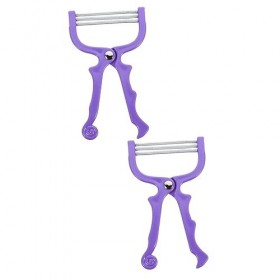 minkissy 2 Pièces Épilateur Pour Le Visage Nettoyant Pour Les Poils Du Visage Épilateur Pour Les Poils Du Visage Épilation De