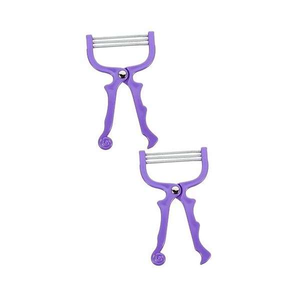 minkissy 2 Pièces Épilateur Pour Le Visage Nettoyant Pour Les Poils Du Visage Épilateur Pour Les Poils Du Visage Épilation De