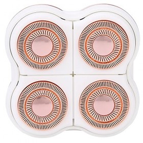 Tête de Rechange pour épilateur, Yctze Lame Flottante à 360 Degrés, Tête de Rechange pour épilateur à Double Usage Humide et 