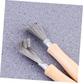 minkissy Lot de 3 mini épilateurs dépilation - Mini peigne - Brosses de nettoyage - Peigne - Épilateur de cuir chevelu - Out