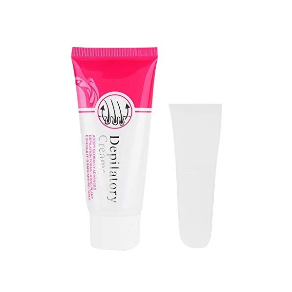 Crème Dépilatoire Indolore 60g Visage Jambe Aisselles Parties Privées Crème Dépilatoire Douce Pour Lisser la Peau Sans Cheveu