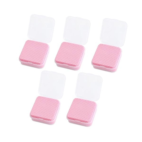 Oshhni Lingettes Dissolvant de Colle pour Peinture Diamant, 250 Pièces, Lingettes Nettoyantes Jetables, Rose