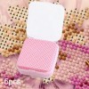 Oshhni Lingettes Dissolvant de Colle pour Peinture Diamant, 250 Pièces, Lingettes Nettoyantes Jetables, Rose