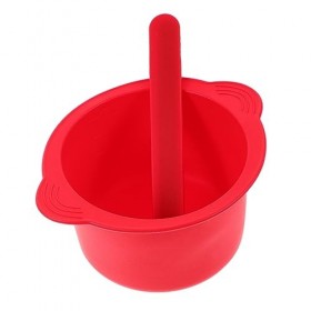 1 Jeu Doublure Chauffe-cire Réutilisable Bols De Service Réutilisables Revêtement De Pot De Cire De Silicone Bol Chauffe-cire