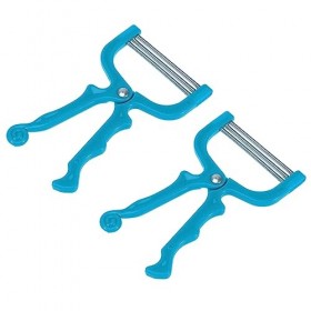 POPETPOP 1 Ensemble 2 Pièces Épilateur Pour Le Visage Manuel Épilateur Pour Poils Du Visage Épilation Du Menton Épilateurs À 