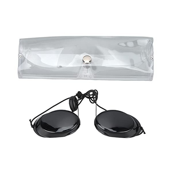 Lunettes de Traitement de Lampe UV Rouge Bleu LED Bloquant la Lumière Lunettes de Protection IPL de sécurité avec Boîte de Ra