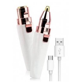 SH-RuiDu Tondeuse à sourcils portable 2 en 1 avec épilation Light2 pour femme - Épilation du nez pour femme