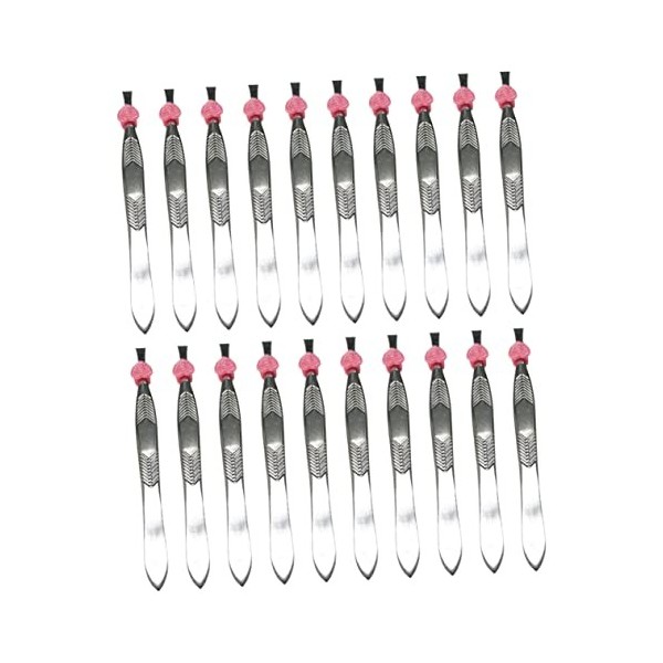 Beavorty Costume En Argent 24 Pièces Costumes De Dames Kit De Maquillage Pince À Cils Pince À Sourcils En Acier Inoxydable Ou