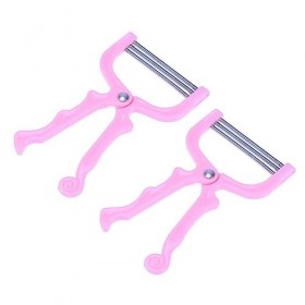 POPETPOP 1 Ensemble 2 Pièces Épilateur Pour Le Visage Enfile-Poils Du Visage Épilateur Dispositif À Ressort DÉpilation Outil