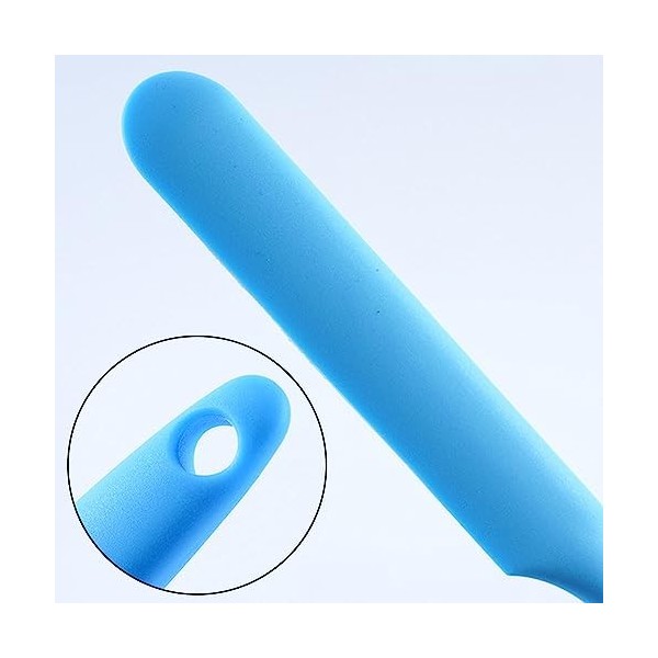 Lot de 4 spatules anti-adhésives en silicone pour épilation à la cire - Pour usage domestique ou en salon