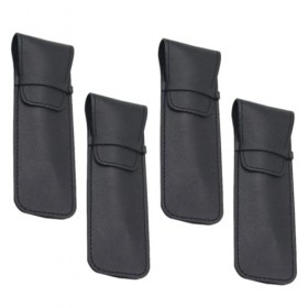 FRCOLOR 4 Pièces Étui De Rasoir Porte-Rasoir En Cuir Étui De Rasoir En Cuir Portable Étui De Rasoir Rasoir Étui En Cuir Rasoi