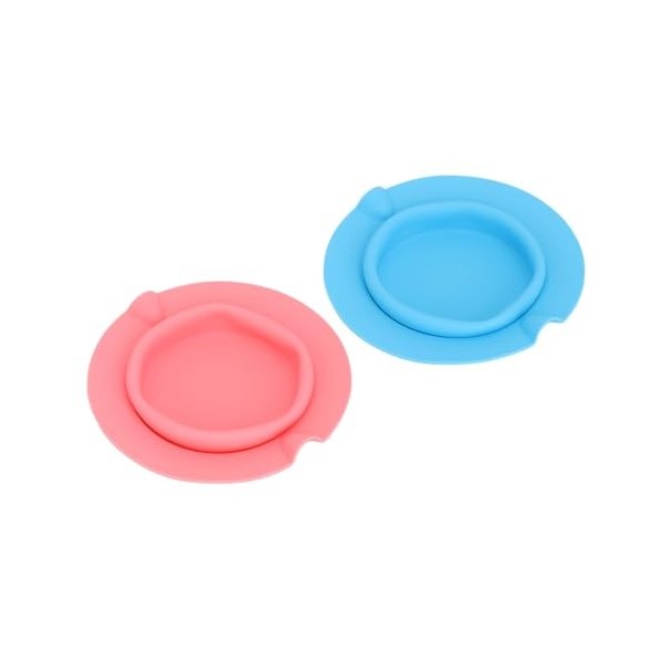 Bol dede Cire en Silicone, Couleurs Rose Bleu, Polyvalent pour les Grains de Cire, Contrôle Précis, Nettoyage Facile