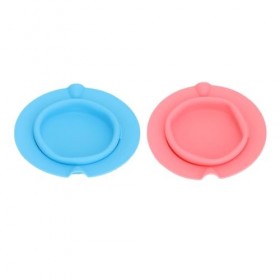 Bol dede Cire en Silicone, Pot de Remplacement Antiadhésif de 400ML pour le Visage et le Nez, Rose Bleu, Polyvalent et Pratiq