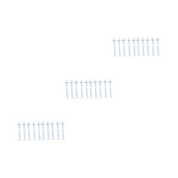 minkissy 10 Pièces Lotion Émulsion Flexible Épilation Du Nez Épilateur De Cire Frottis De Cire DÉpilation Nasale Spatule Out