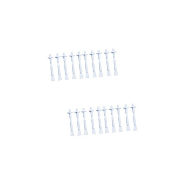 minkissy 10 Pièces Lotion Émulsion Flexible Épilation Du Nez Épilateur De Cire Frottis De Cire DÉpilation Nasale Spatule Out