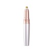 Rasoir de Sourcils électrique Indolore, Lavable en Acier Inoxydable, Rechargeable, pour Salon de Coiffure, pour Femmes Or 