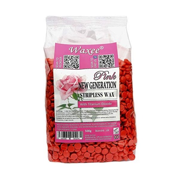 Cire à film dur sans rayures nouvelle génération, pelable au Brésil, perles de cire flexibles sachet de 500 g de cire dure f