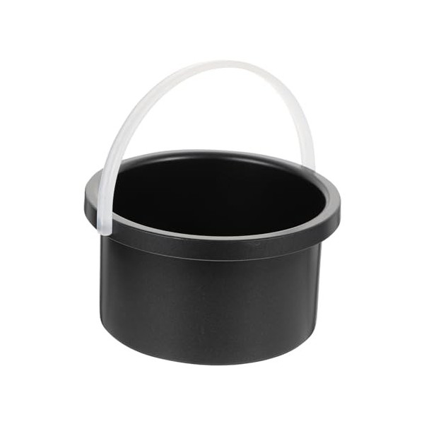 Didiseaon 1Pc Pot De Cire Récipient Noir Bougie Contenants De Brillant À Lèvres Chauffe-Perles De Cire Pot De Fusion De Cire 