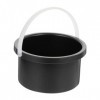 Didiseaon 1Pc Pot De Cire Récipient Noir Bougie Contenants De Brillant À Lèvres Chauffe-Perles De Cire Pot De Fusion De Cire 