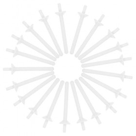 FRCOLOR 50Pcs Épilation Du Nez Pp Outil Du Visage Outil DÉpilation Outil De Nettoyage Applicateurs De Cire Jetables De Cire 