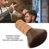 Brosse de Rasage Moussante, Brosse de Rasage Portative en Nylon pour Hommes pour épilation Cassée pour Hommes pour Salon