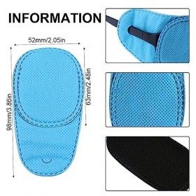 KQN 12 Pièces Cache Oeil Enfant Pour Lunettes,Pansement Oculaire Adulte, Réutilisable Cache Oeil,Patch Strabisme Pour Couvrir