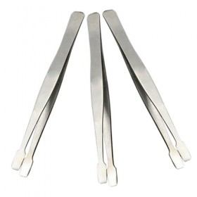 VILLCASE 3 Pièces Pince À Bec De Canard Pince Auxiliaire Fournitures De Cheveux Fournitures De Cils Pince À Épiler De Précisi