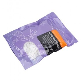 Wax Bean, 3,5 Oz Paper Free Epilatory Wax Beans Low Melting Point Strong Viscosité Shiny Purple Hard Wax For Hair Removal Mac