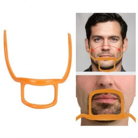 Hommes Barbe Shaper Moustache décolleté Coupe Guide Shaper Barbier Barbe Façonnage Outil pour Salon à Domicile