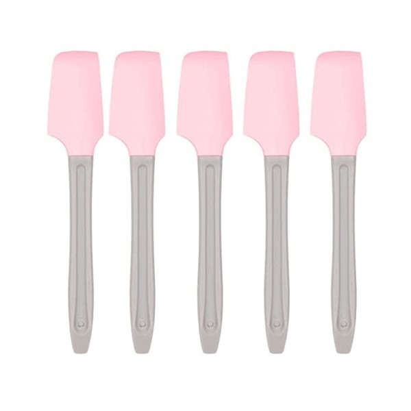 POPETPOP 5 Pièces Appliquer Une Spatule De Cire Spatule De Maquillage En Silicone Spatule Grattoir De Pot Petite Spatule Pour