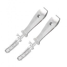 DOITOOL 2 Pièces Rasoir Grattoir à Poils De Porc Épilateur De Poils De Porc Outils Multifonctions Dispositif De Grattage Des 