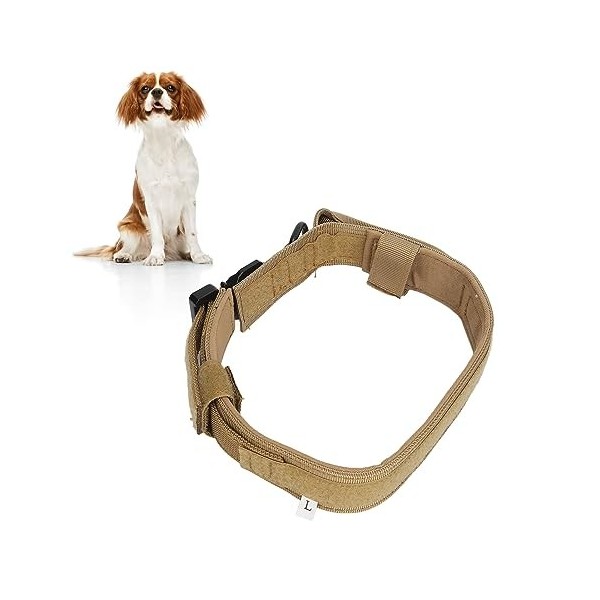 Zerodis Collier pour Chien Interchangeable avec Boucles métalliques. Collier de Dressage pour Animaux de Compagnie avec Boucl