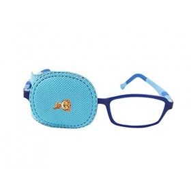 Erioctry Lot de 6&nbsp;cache-œil pour enfants Pour traiter lamblyopie, le strabisme Bleu