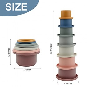 Valicaer Tasses Empilables pour Lapins Ouets pour Lapin pour Le Soin des lexercice Jouets de Lapin, pour Lapins Tasses Empil