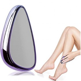 Nano épilateur, Gomme Dépilatoire, Pierre Épilateur, Crystal Hair Eraser, Outil dépilation Exfoliant Indolore, Réutilisable 
