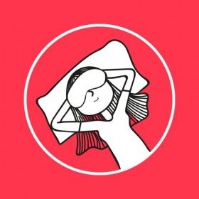 Meg Rhythm Lot de 5 masques auto-chauffants pour les yeux Lavande