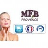 MFB Provence® - Cire à épiler professionnelles sans colophane au Zinc en pot de 800 gr avec 1 paquet de 250 bandes déliKtess®