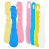 OLYCRAFT 7 pièces Spatules en Plastique Dentaires Brosses en Plastique Spatule Flexible Antiadhésive Résistante à la Chaleur 