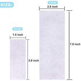 BQTQ 600 Pièces Bandes de Cire épilation bandes à épiler non Tissé bande pour épilation pour Corps, visage, bras, jambes, lèv