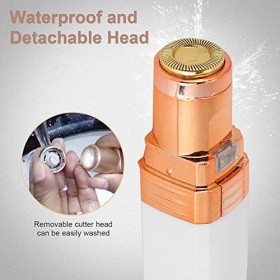 Mini Épilateur Électrique Mignon Rouge à Lèvres Forme Visage Corps Épilation Machine pour Femmes Épilation Visage Rasoir Bla