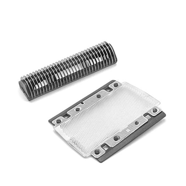 vhbw Lot de Couteau+Grille rasoirs élect. compatible avec Braun 3105, 3305, 3310, 3315, 3600, 3610, 3612, 3614, 3615, 3710, 3