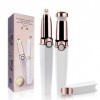 Forprim Epilateur Sourcils Electrique Femme,2 en 1 Epilateur Electrique Femme Visage, Waterproof Sans Douleur Rasoir,Portable