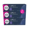 VEET EXPERT - Lot de 3 Crèmes Dépilatoire Aisselles avec Dôme Applicateur - Agit en 2min - 3 x 100ml