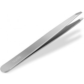 Pince à épiler Solingen - Fabriquée en Allemagne - Pince à épiler Solinger - Pince à sourcils plate en acier inoxydable - Pou