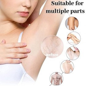 Gomme à cheveux en cristal, épilation magique, épilateur en cristal pour femmes et hommes, outil dexfoliation indolore réuti