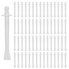 Agatige Bâtonnets Applicateurs de Cire, Spatules de Cire de Nez Bâtons Dépilation pour Lapplicateur de Cire de Sourcil de L